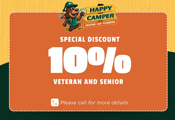 Special Discount 10% Veteran and Senior